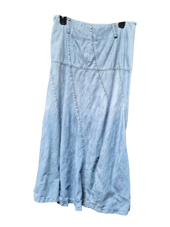 Level 99 Dresses & Skirts - Level 99 Light Blue Side Zip Denim A Line Maxi Skirt Size 28